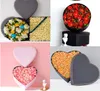 Gift Wrap Heart Shaped Round Silk Flower Gift Box Square Packing Floral Products
