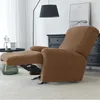 Polar Fleece Recliner Cover Split Relax All-inclusive Lazy Boy Chair Lounger Single Couch Sofa Slipcovers Fauteuil s 220302