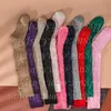 Neue Ankunft Brief Knie Socken Mehrfarbige Frauen Mädchen Brief Hohe Socken Mode Strumpfwaren für Geschenk Party Hohe Qualität