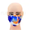 Masques de camouflage pour adultes Masques jetables pour le visage Designer 3 couches Non-Woven Anti-Dust Earloops Mode Masque de protection 6styles LSK1666