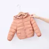 Winter neue Produkte leichte Daunenjacke für Kinder Jungen und Mädchen Bonbonfarbene leichte Daunenjacke für Kinder 2-8 Jahre 201126