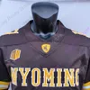 Maillot de football du Wyoming NCAA College Solomon Byrd Sean Chambers Tyler Vander Waal Titus Swen Ismail Jr. Conway Garrett Crall Trey Smith