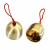 5 unids/set campanas de cobre para el hogar fiesta de boda DIY accesorios de campana hechos a mano adornos de árbol de Navidad 201127