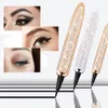 Penna per eyeliner nera ad asciugatura rapida Matita per eyeliner autoadesiva con ciglia magiche Diamond No Glue Waterproof