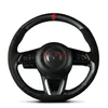 För Mazda 3/6 OnXela CX-4 CX-3 Atenza CX-5 DIY Custom Leather Hand-Sewn Steering Wheel Cover Car Interior Accessoarer