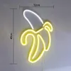 Banana Dream Hallo neon bord LED Art Wall Shop Lamp Licht USB Aangedreven voor slaapkamer Party Home Decor Window Decoratie Nachtlampen X260B