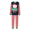 2020 Family Matching Christmas Pajamas Set Father Women Kids Baby Sleepwear Nightwear Xmas Santa Claus Print Pjs Clothes Set LJ2012793194