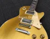 Promotion lourde relique gold guitare guitare électrique une pièce en acajou