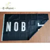 White Nobull Black Founk Flag 35ft 90cm150cm Polyester Flag