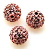Miasol 20 Pcs Blue Pave Micro Crystal Ball Beads 10mm Disco Ball With Full Crystal For Diy Jewelry Making Accessories