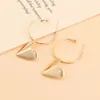 Dangle ljuskrona minimalism kärlek hjärta hängsmycke örhängen för kvinnor tjejer sommar nya trendiga eleganta vintage öron smycken