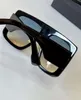 Große übergroße Sonnenbrille für Frauen Schwarzgrad -Verlaufsbrillen Ladies Fashion Black Shield Sonnenbrille Leichte Brillen mit Box2218480