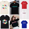 Män T-shirts Kvinnor Toppar Designer Classic Letter Mode Casual Womens Topp Tees Loose Short Sleeve T Shirt Solid Kläder Tee Sport Tshirts Man Sommar