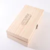 25 Griglie Scatola di immagazzinaggio di legno Organizzatore per olio essenziale Custodia per aromaterapia Contenitore Tesoro Scatola di immagazzinaggio di gioielli T200104