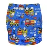 59 couleurs enfants garçon et filles imperméable à l'eau réglable couche pantalon dessin animé Animal impression bébé réutilisable lavable couche en tissu M3049