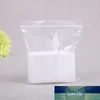 100 stks transparante ritssluiting plastic zakken ritssluiting ritssluiting polytas kleine baggies hersluitbare voedselverpakkingen