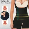 Damskie kształtniki Pasek Body Shaper Dla Kobiet Wysokiej Talii Koronki Zip U-Design Brzucha Shapewear Postpartum Panty Has Larfter Plus Size