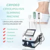 6 in 1 rf 캐비테이스 리포지토르 휴대용 냉동 요법 기계 2 cryo 핸들 지방 동결 체중 감량 및 셀룰 라이트 감소