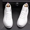 Märke Designer Casual Shoes Ny stil av Mars Martin Boots High-Top Shoe Platform Skor Cowhide Bekväma Sneakers