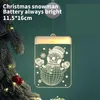 3D LED Luci di Natale Fata Luce Ghirlanda Tenda Festone Lampada a sospensione a batteria Finestra Casa Decora28 a549477421