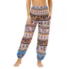 Femmes Casual Loose Hippy Yoga Pantalons Leggings pour hommes et femmes Hippie Boho PJs Lounge Pantalons de plage Impression Pantalons de yoga 2021 H1221