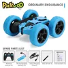 Pickwoo C7 RC Voiture 2.4Ghz 4CH 1:16 Stunt Drift Rock Crawler Télécommande 360 Degrés Flip Véhicule Jouets avec Lumière LED 220315