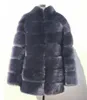 Zadorin 2020 Plus Size Winter Bovenkleding Furry Faux Bontjas Vrouwen Hoge Kraag Lange Mouw Fake Fur Jacket Fourrure Abrigos Mujer LJ201021