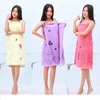 Cartoon Magic Bath Towels Lady Girls SPA Shower Wearable Towel Microfiber Absorbent Fast Drying Body Wrap Beach Dress Bathrobes Towel