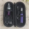 650 900 1100 MAH EGO T Balmumu Kiti Pyrex Cam Ampul Küre Tankı Dome Atomizer Buharlaştırıcı DAB Kalemler Vape Fermuar Taşıma Çantası