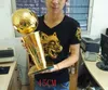 Personalize o basquetebol dourado campeonato copo do troféu da liga do troféu fãs de resina de lembrança