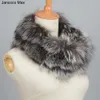 Jancoco Max nouveau renard véritable foldus fourrure fourrure hiver épais top top de qualité châle sculpteur de fourrure naturelle S7120 y200104