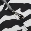 Ujwi moda homens / mulheres 2 peças de tracksuit conjunto harajuku preto 3d enquanto zebra unisex hoodies sportswear calça terno roupas fitness 201201