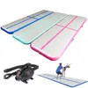 Piste de culbutage d'air 8 * 2 * 0.2M personnalisée en vente Tapis d'entraînement de pompe gratuit pour la gymnastique Taekwondo Gym Airtrack Floor DWF Sport Air Mattress