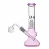 Più economico Mobius Matrix Sidecar Glass Bong Narghilè Birdcage Perc Water Pipes con 18 mm Joint Glass Oil Burner Pipe 2 Style