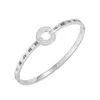 Wholale sieraden ronde vorm zwart en wit vierkant zirkoon hoge kwaliteit edelsteen armband armband
