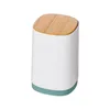 Toothpick Holders automatic press toothpick box multi-purpose split cotton swab dental floss storage toothpick tank CCF13833