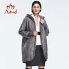 Astrid hiver nouvelle arrivée doudoune femme vêtements d'extérieur de haute qualité mi-longueur mode style mince manteau d'hiver femmes LJ201021