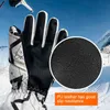 قفازات التزلج المهنية شاشة تعمل باللمس الشتاء الدافئ على الجليد على الباردة مقاوم للماء الدراجات دراجة نارية fluff 220112