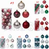 Yeni Noel Dekorasyon Renk Noel Topu Set Noel Ağacı Dekorasyon Kolye İç Dekorasyon Kolye T500323