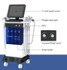 8 in 1 popolare macchina idro facciale Microdermoabrasione acqua Hydra facciale pistola a spruzzo di ossigeno idro dermoabrasione macchina per terapia della luce a led