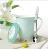 Brittiska keramiska tumblers kaffekoppben kina vatten mode te kontor kreativa koppar tillgängliga hemma eftermiddag