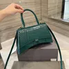 7A qualité en cuir véritable poignée sablier sacs à bandoulière hommes femmes fourre-tout Designer de luxe original unique portefeuille shopping enveloppe carte sac à main sac à bandoulière