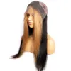Modern Show 13x4 Straight Human Hair Lace Frontal Wigs For Black Women Omber Wigs With Blonde Wig 4/27