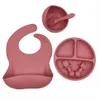 Saliva Pocket Silicone Baby Tableware A18