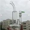 Klein Recycler DAB riggar glas vatten bongs rök rörtillbehör vattenrör unika bong hookahs shisha chicha med 18mm skål bit