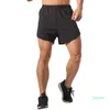 Kurze Sport-Shorts für Herren, Zitronen-Shorts, schnell trocknend, Strand, locker, plus Sport-Fitness-Taschen unten, Jogginghose