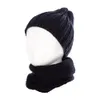 Gorro para niña, conjunto de gorro y bufanda de punto cálido, gorros de ganchillo de invierno para niños, gorros para niños TD3273825669