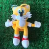 28 cm nnew collectie sonic the hedgehog sonic staarten knokkels echidna knuffels knuffels gift gratis