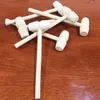 DIY Ev Süslemeleri Mini Küçük Çekiç Yaratıcı Çocuk Oyuncakları Mobilya Dekorasyon Tokmak Kayın El Yapımı Ahşap Mini Hammer LLS707