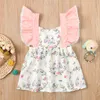 Paasjurk voor peutermeisjes Festivalkleding Konijnprint Ruglooze babymeisjesjurken Zomer 2020 PartyDressForKidsGirl Q12238131244